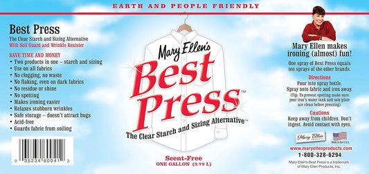 Mary Ellen's Best Press Refills 1 Gallon-Scent Free