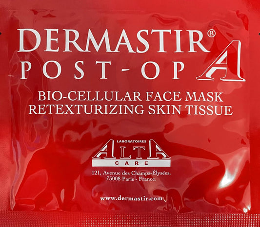 Dermastir Bio-Cellular Retexturizing Face Mask - Antiage, Anti-Wrinkle, Plumps And Firms The Skin With Hyaluronic Acid - Made In France, 30Ml