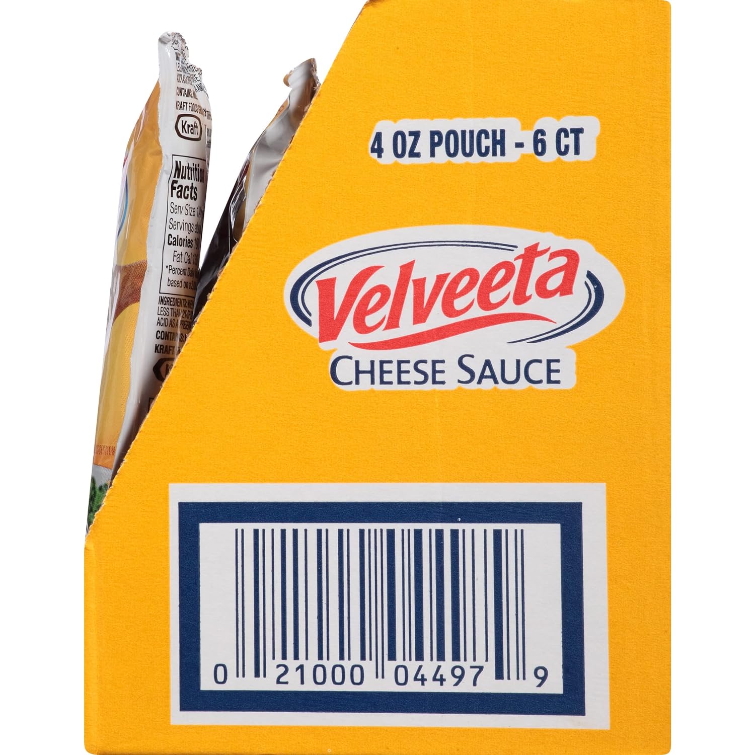 Velveeta Original Cheese Sauce Pouches (24 ct Pack, 4 Boxes of 6 Pouches) : Everything Else