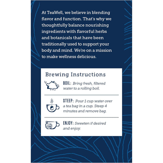 Celestial Seasonings Teawell Herbal Tea, Daily Wellness, Organic Turmeric Spice, 12 Count (Pack Of 6) (Packaging May Vary)