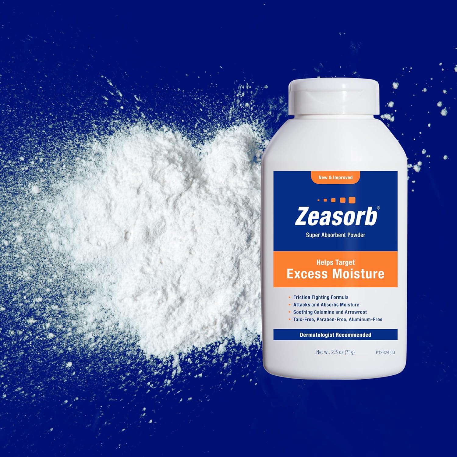 Zeasorb Prevention, Super Absorbent Excess Moisture Powder To Prevent Chafing & Itching, 2.5 Oz : Health & Household
