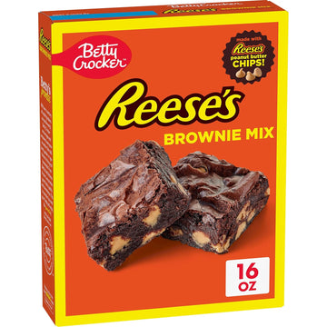 Betty Crocker Reese'S Brownie Mix With Reese’S Peanut Butter Chips, 16 Oz