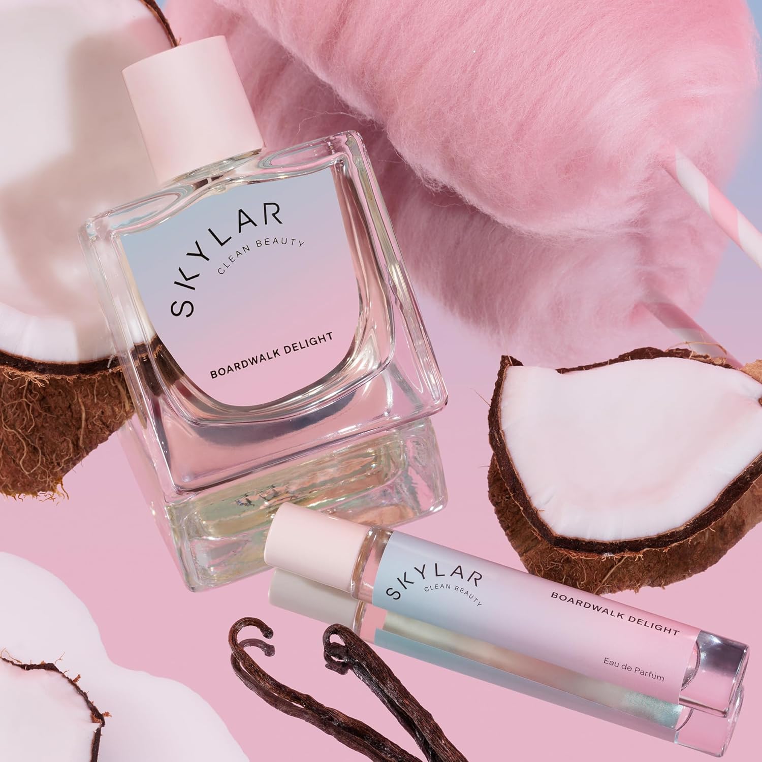 Skylar Boardwalk Delight Eau De Parfum - Hypoallergenic & Clean Perfume For Women & Men, Vegan & Safe For Sensitive Skin - Notes Of Cotton Candy, Vanilla & Coconut Milk - 10Ml /0.33 Fl Oz : Beauty & Personal Care