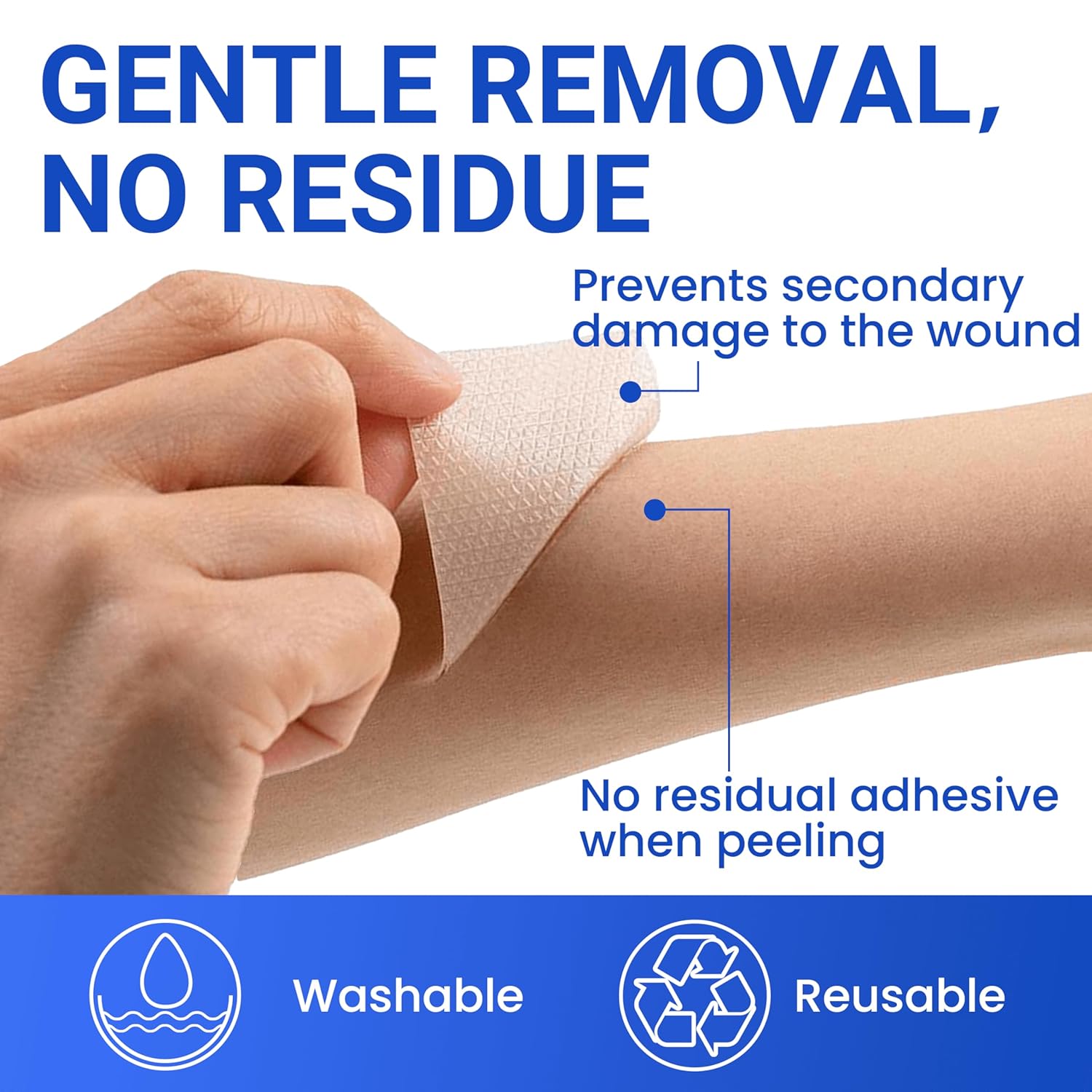 Silicone Scar Sheets Medical Grade Tape (1.6"X150" Roll) Healing Patches For C-Section, Keloid, Face Wrinkles, Stretch Marks, Surgical Recovery, Professional Scar Cover For Sensitive Skin, Soft Tissue : Health & Household