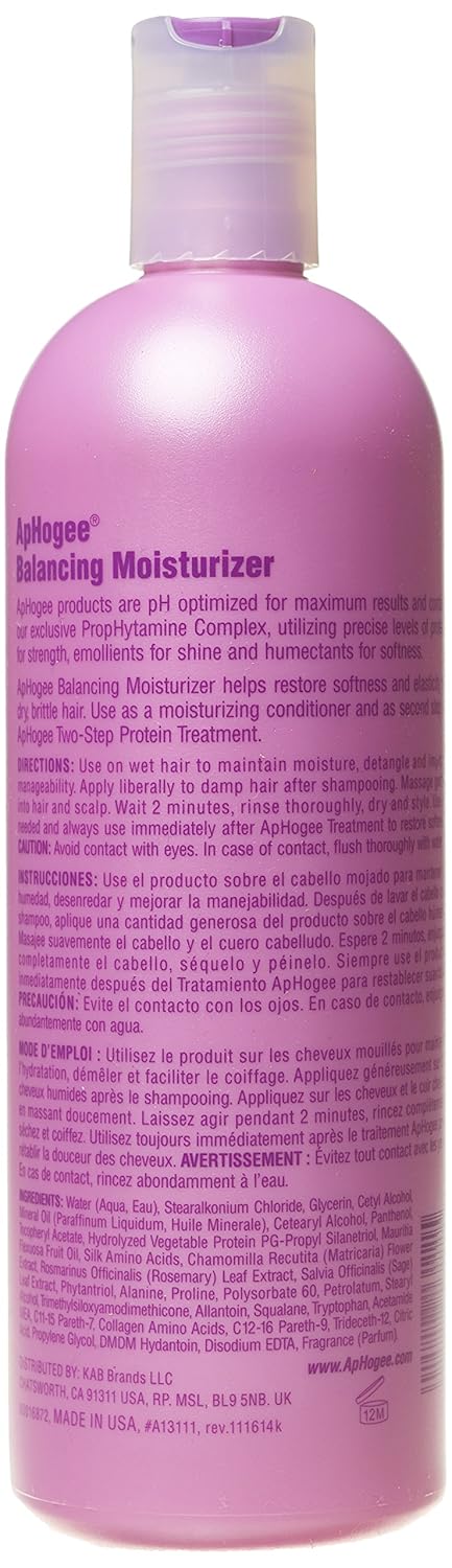 Aphogee Balancing Moisturizer, 16 Ounce