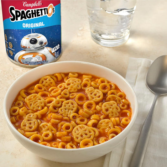 SpaghettiOs Original Star Wars Shaped Canned Pasta, 15.8 oz Can (Pack of 12)