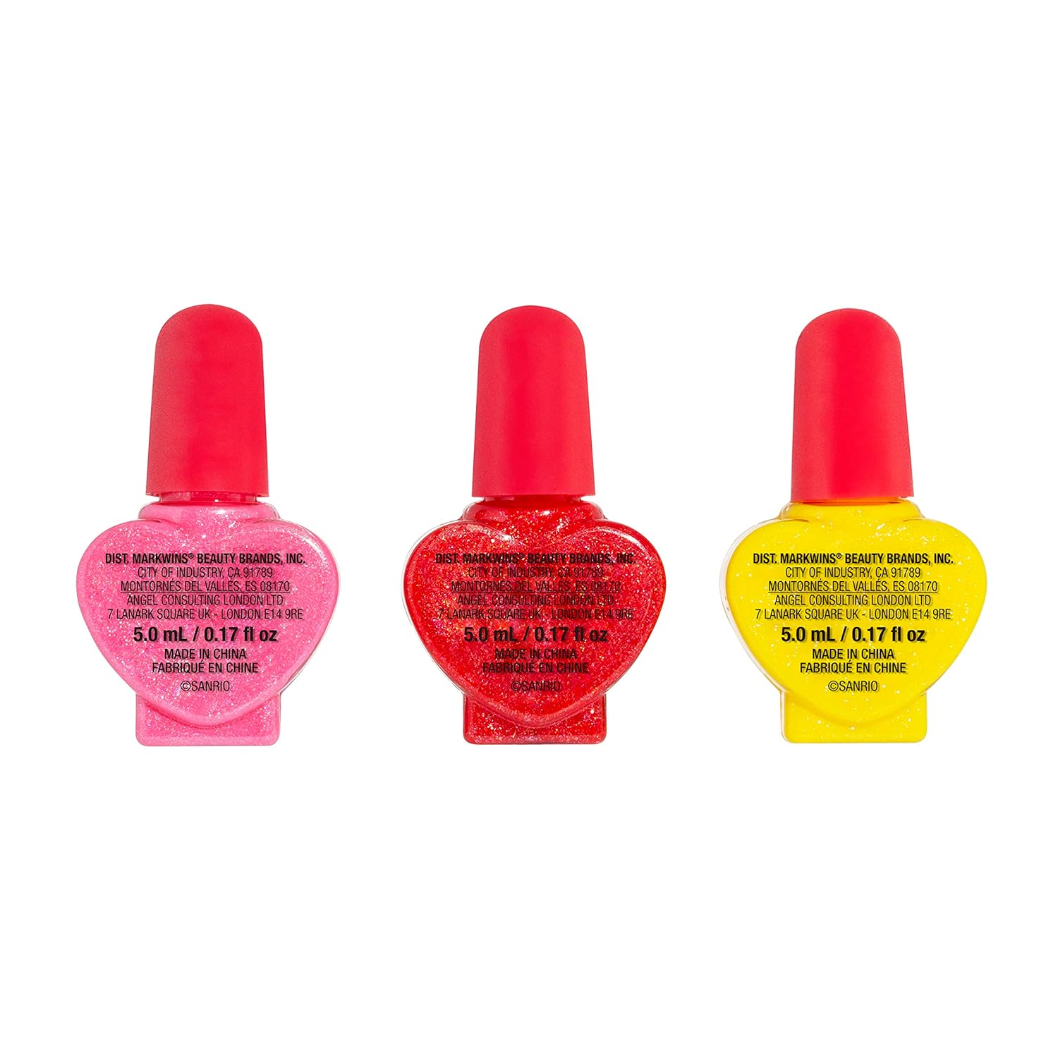 Lip Smacker Holiday Hello Kitty Nail Polish Trio Gift For Girls : Beauty & Personal Care