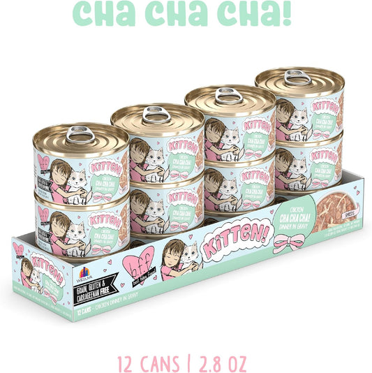 Weruva B.F.F. Kitten Cha Cha Cha, 2.8Oz Can (Pack Of 12)