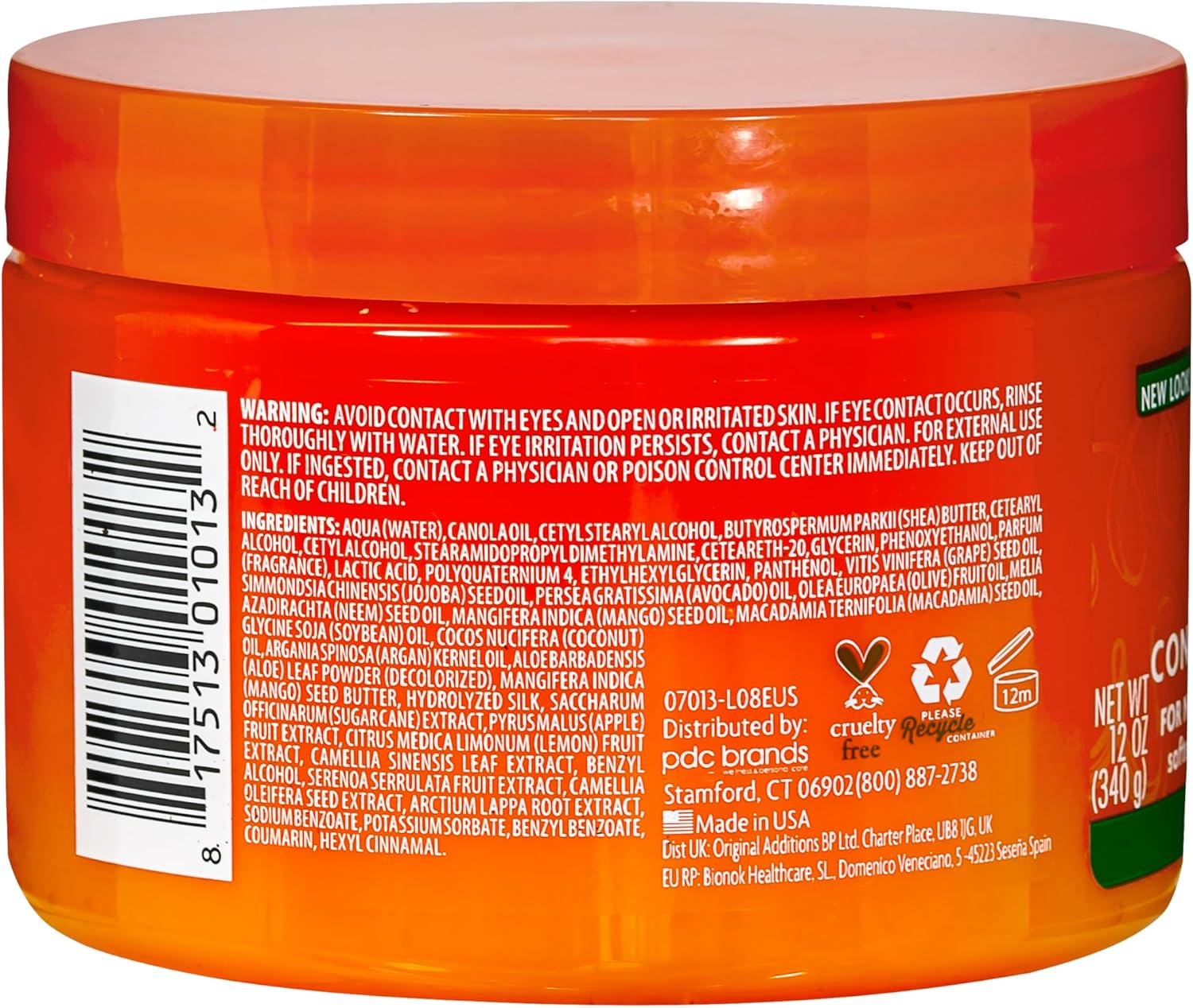 Cantu Natural Leave-In Conditioning Cream 340g : Amazon.co.uk: Beauty