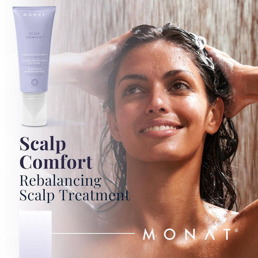 Monat Scalp Comfort™? Rebalancing Scalp Treatment - Cooling, Exfoliating Treatment For Dry, Oily, Or Sensitive Scalp | Soothes Discomfort, Restores Balance, And Calms Damaged Scalp - 178 Ml / 6 Fl Oz
