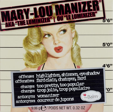 Thebalm Mary-Lou Manizer Honey-Hued Luminizer, Highlighter, Shadow & Shimmer, Subtle Glow