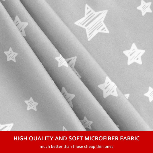 Changing Pad Cover For Boys Girls 2 Pack, Lovely Print Soft Unisex Diaper Change Table Sheets, Fit 32"X16" Contoured Pad, Comfy Cozy 2-Pack Cradle Sheets, Grey & White
