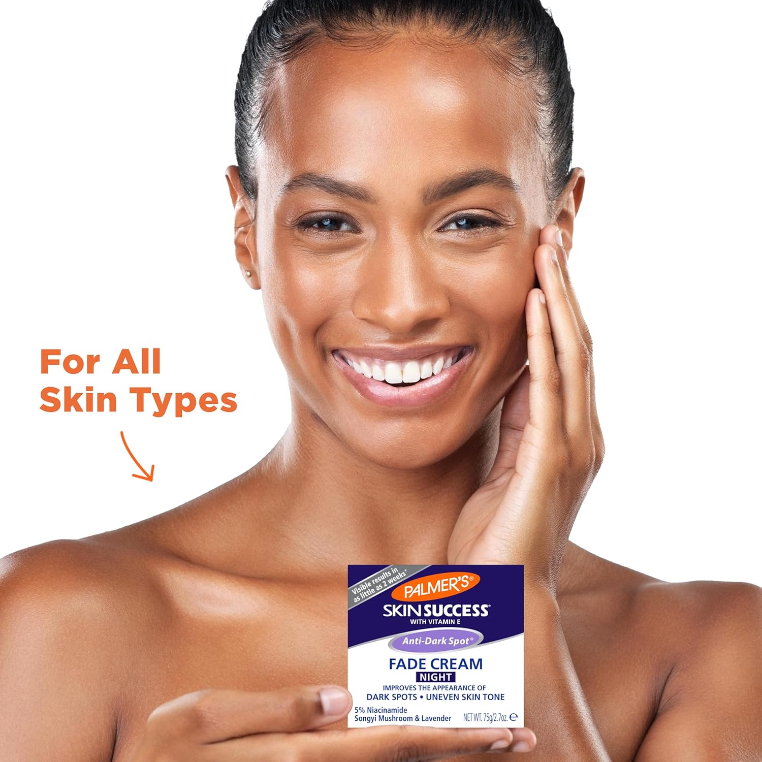 Palmer'S Skin Success Anti-Dark Spot Nighttime Fade Cream With Retinol & Niacinamide, Dark Spot Corrector For Face, Night Moisturizer Helps Reduce Dark Spots, Fine Lines & Wrinkles, 2.7 Ounce : Beauty & Personal Care