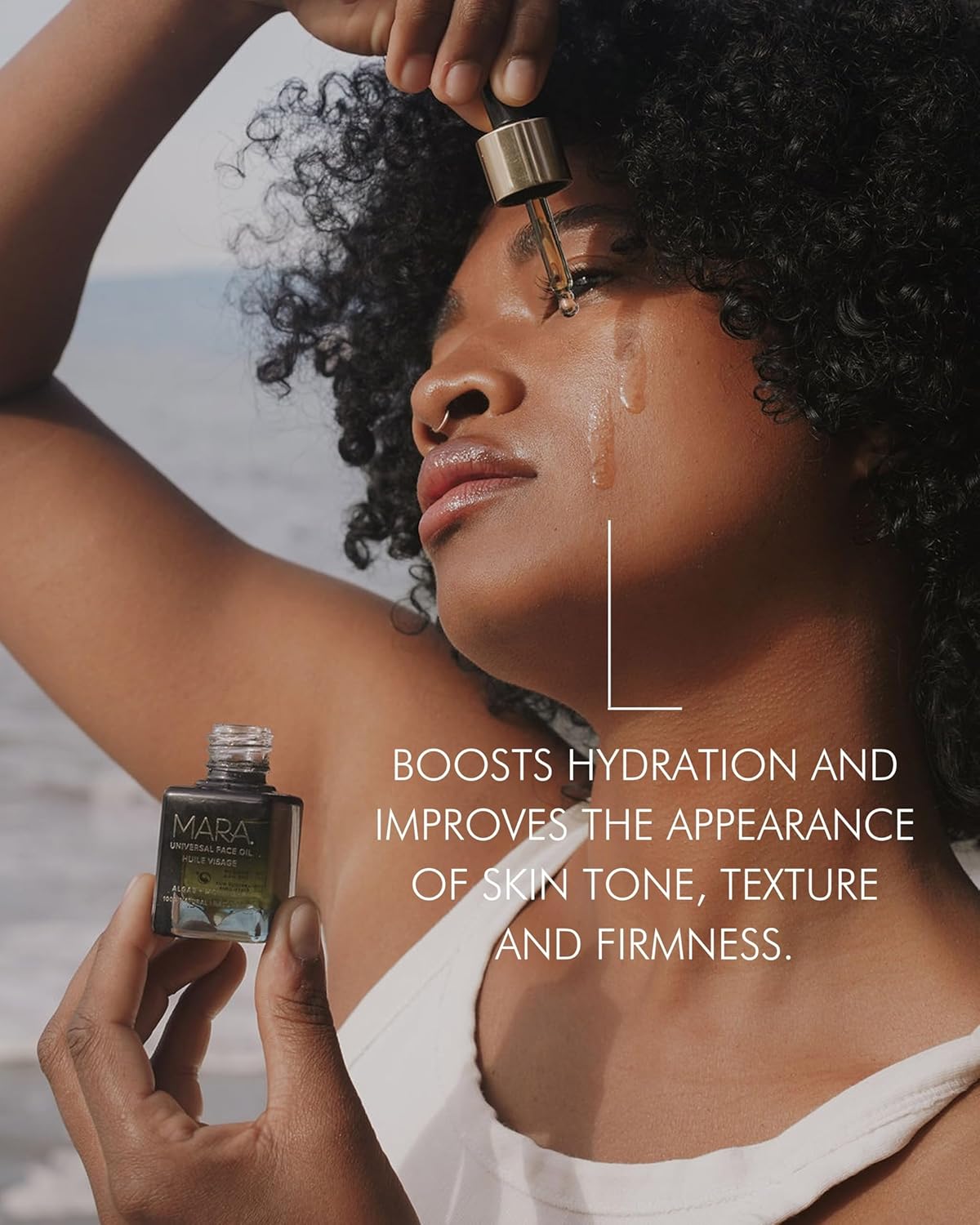 Mara - Natural Algae + Moringa Universal Face Oil | Plant-Based Skin Care | Nourishes With Algae Plankton Blend + Boosts Firmness For All Skin Types, (1.2 Oz | 35 Ml) : Beauty & Personal Care