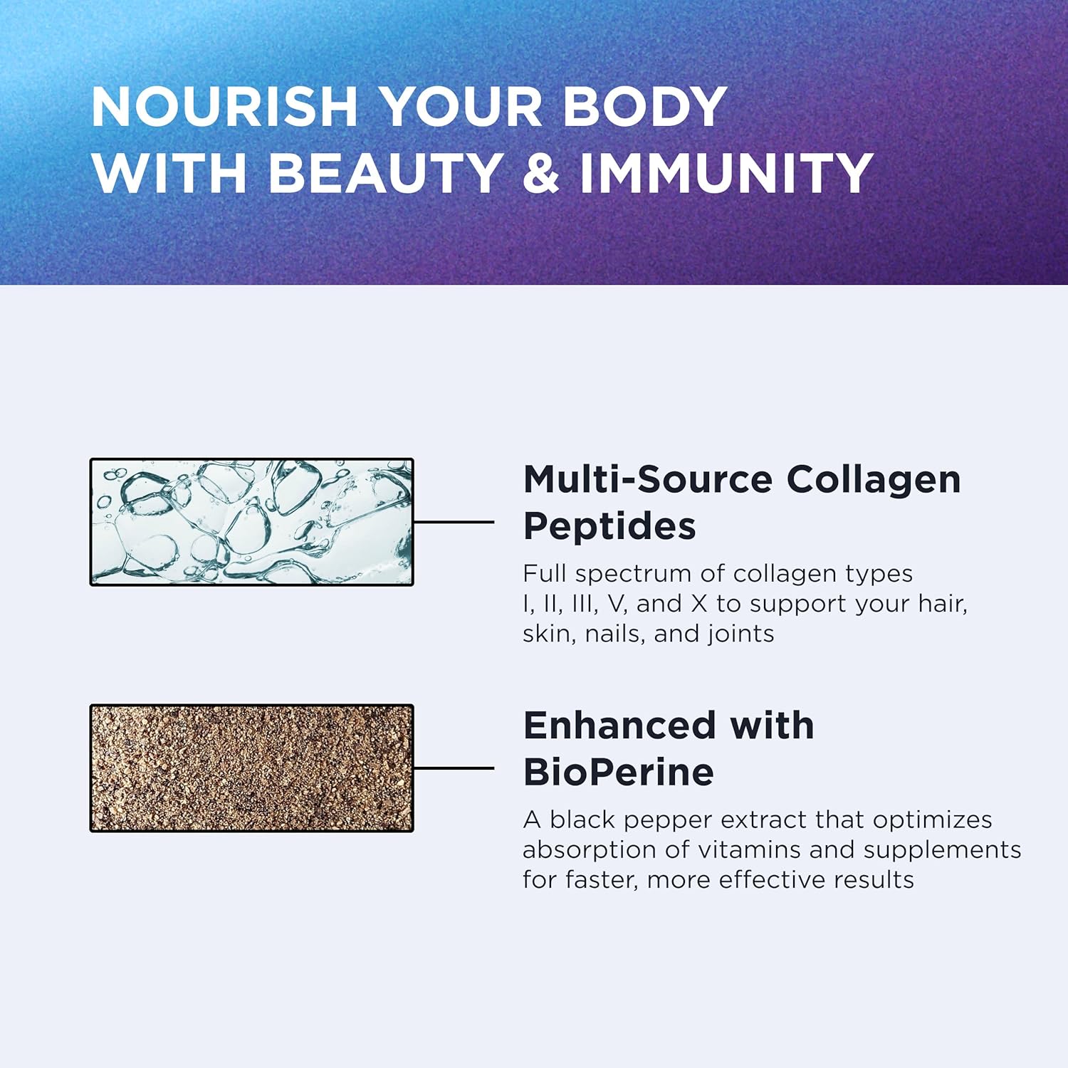 Dr. Emil Nutrition Multi Collagen Peptides Plus Biotin And Vitamin D | Biotin & Collagen Supplements | Hair Skin & Nails | Biotin Pills Hair Growth | 60 Servings : Health & Household