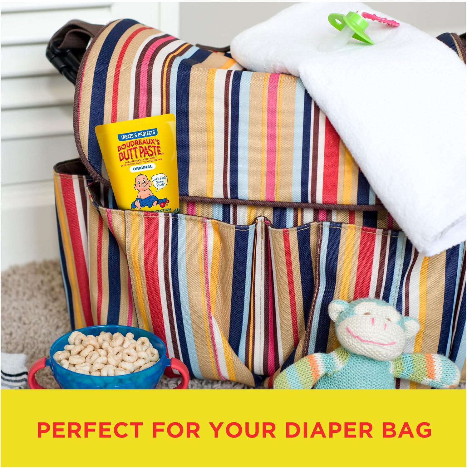 Boudreaux'S Butt Paste Original Diaper Rash Cream, Ointment For Baby, 16 Oz Flip-Top Jar : Baby