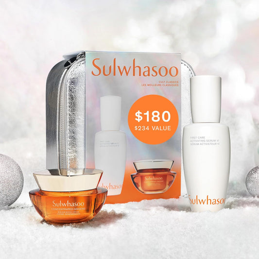 Sulwhasoo Cult Classics Set: Nourish, Hydrate, Visibly Firm, Serum, Moisturizer