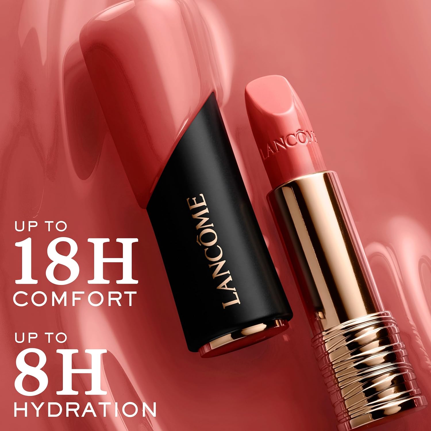 Lancôme L'Absolu Rouge Hydrating Cream Lipstick - Smudge-Resistant & Luminous Finish - Up To 18Hr Comfort - 337 Blush Classique : Beauty & Personal Care