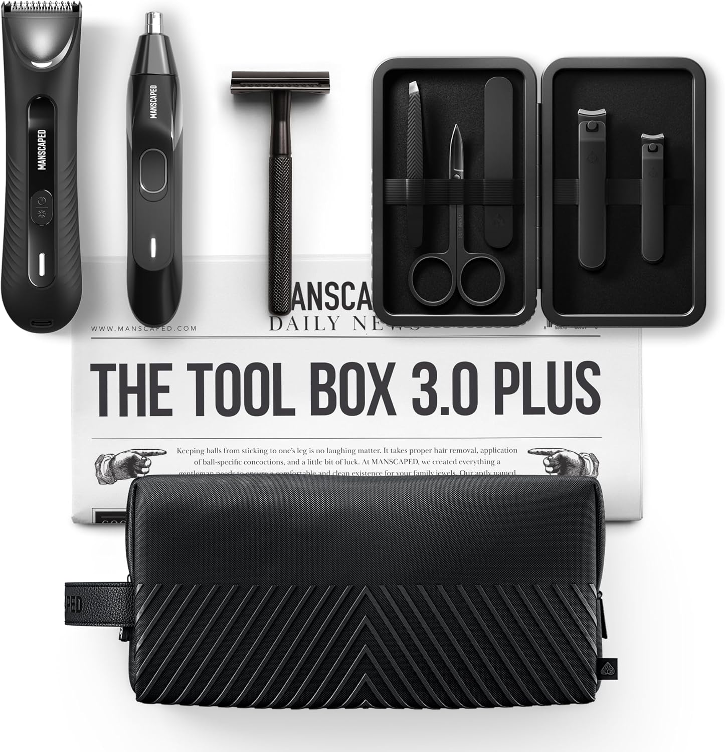 Manscaped® The Lawn Mower® 3.0 Plus Groin & Body Hair Trimmer – Updated Skinsafe™ Trimmer Blade, Waterproof Wet/Dry Groomer, Usb-C Rechargeable, Men’S Wireless Ball Shaver