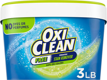OxiClean Free Versatile Stain Remover Powder, 3 lb