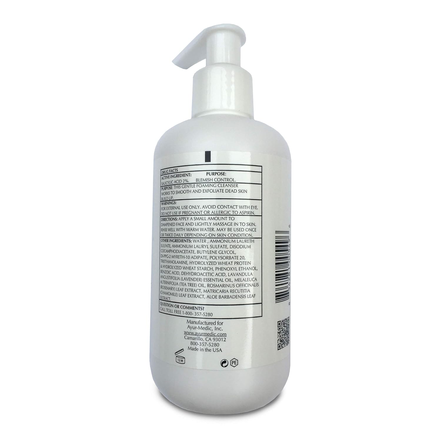 Ayur Medic Salicylic Wash (8 Oz)