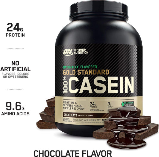 Optimum Nutrition Gold Standard 100% Micellar Casein Protein Powder, Naturally Flavored Chocolate creme, 4 Pound (Packaging May Vary)