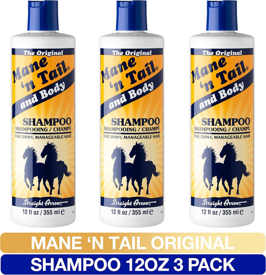 Mane 'N Tail Original Formula For Thicker Fuller Hair 12Oz (3 Pack)