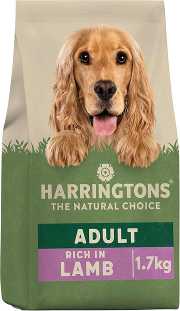 Harringtons Complete Dry Adult Dog Food Lamb and Rice 1.7kg (Pack of 4) - Made with All Natural Ingredients?HARRLR-C1.7