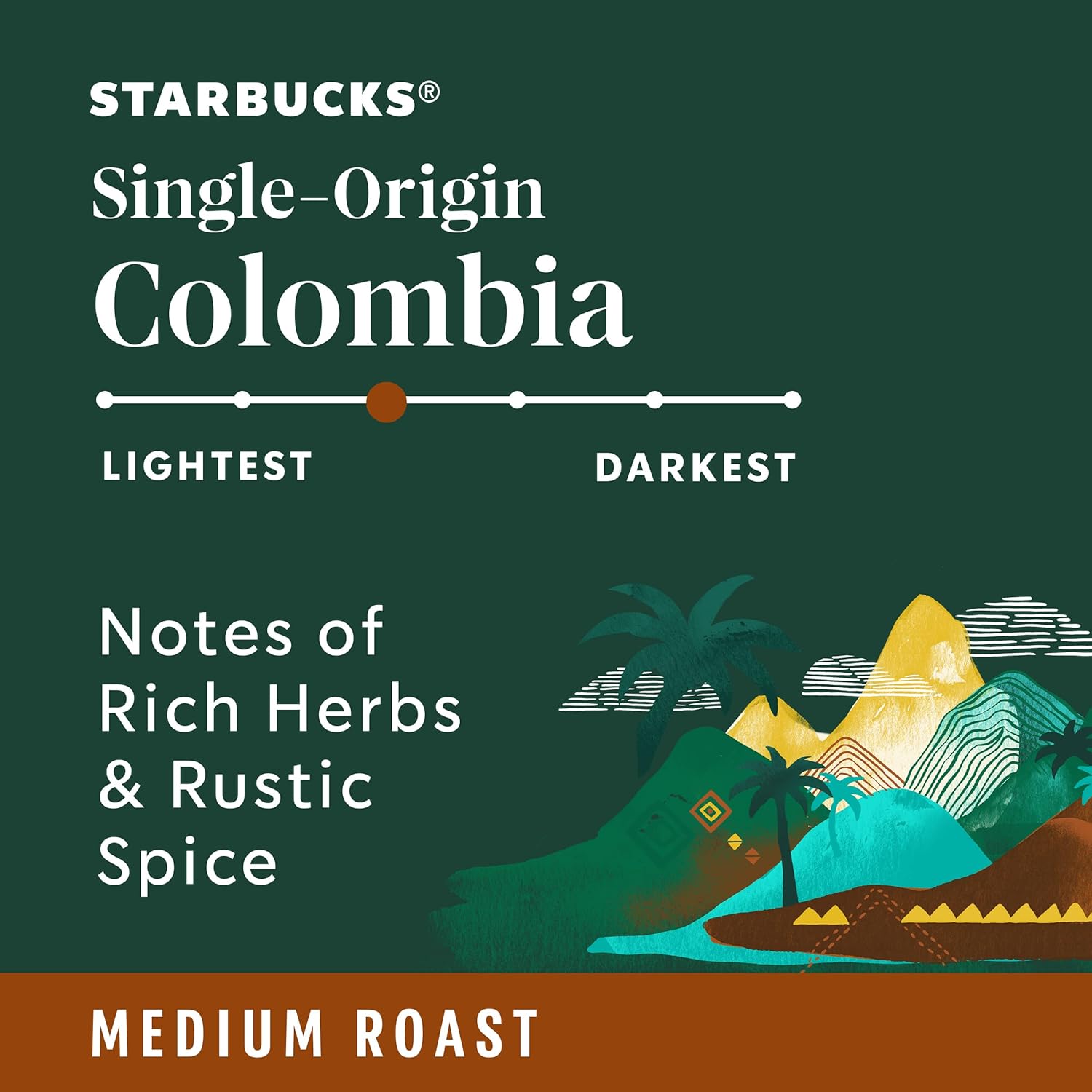 Starbucks Ground Coffee—Medium Roast Coffee—Colombia—100% Arabica—1 bag 