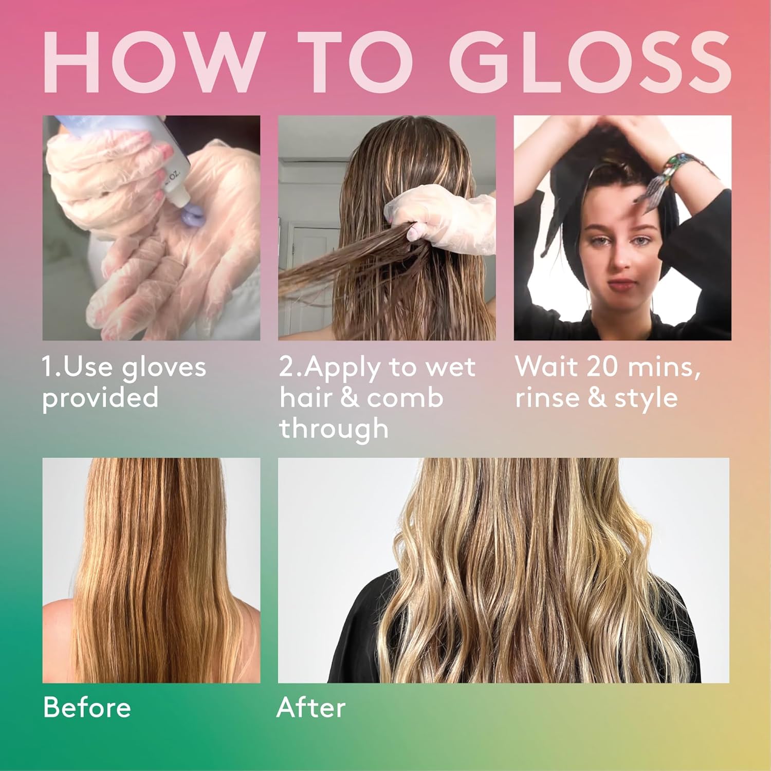 Josh Wood Colour - Icy Gloss 100ml and Miracle Mask 150ml Bundle - Semi-permanent gloss refreshes and conditions hair colour & Mask supports hair's colour, brilliance and shine : Amazon.co.uk: Beauty