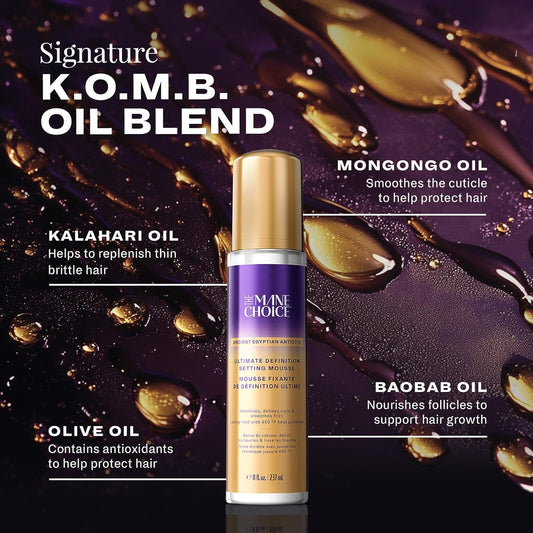 The Mane Choice Ancient Egyptian Antidote Ultimate Definition Setting Mousse