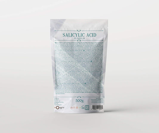 Mystic Moments | Salicylic Acid Powder 500g Pure & Natural Vegan GMO Free