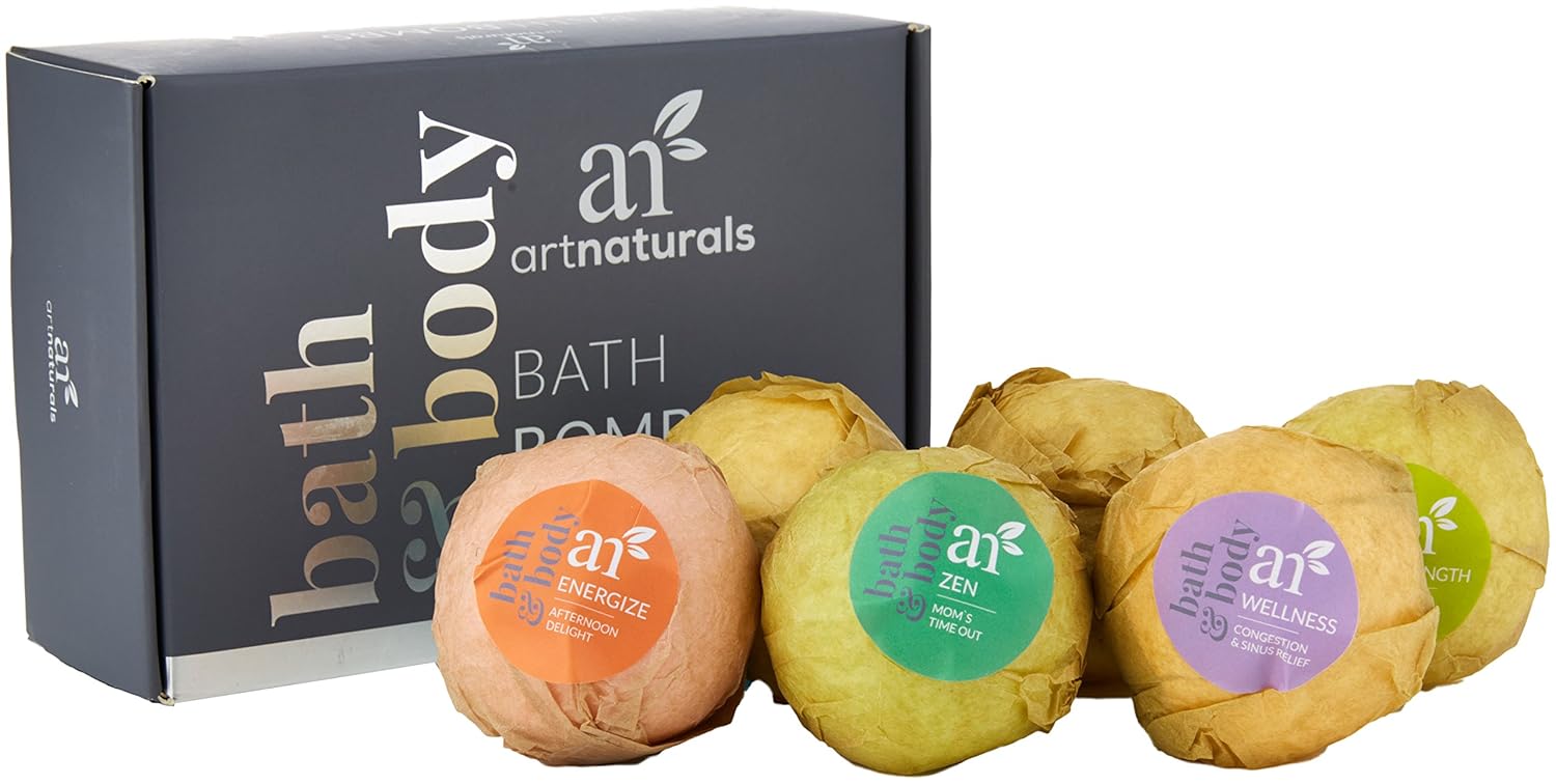 Artnaturals Bath Bombs Set, 6 Count