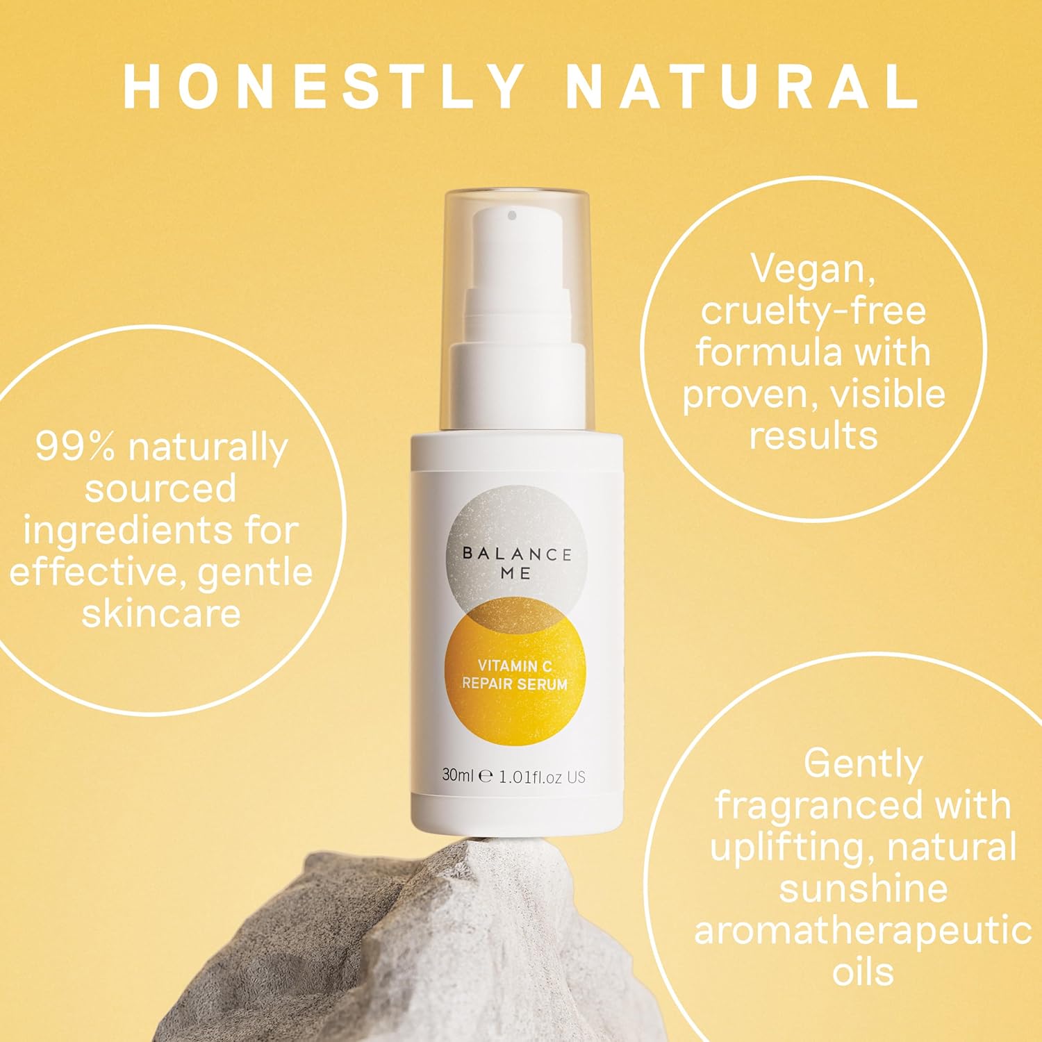 Balance Me Vitamin C Repair Serum 30ml, Hydrating Serum with Hyaluronic Acid and Collagen, Treatment for Hyperpigmentation, Dark Spots and Wrinkles : Amazon.co.uk: Beauty