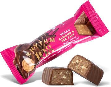 Rhythm 108 Sweet 'N' Salty Almond Swiss Chocolate Bar 33 G - Pack De 15