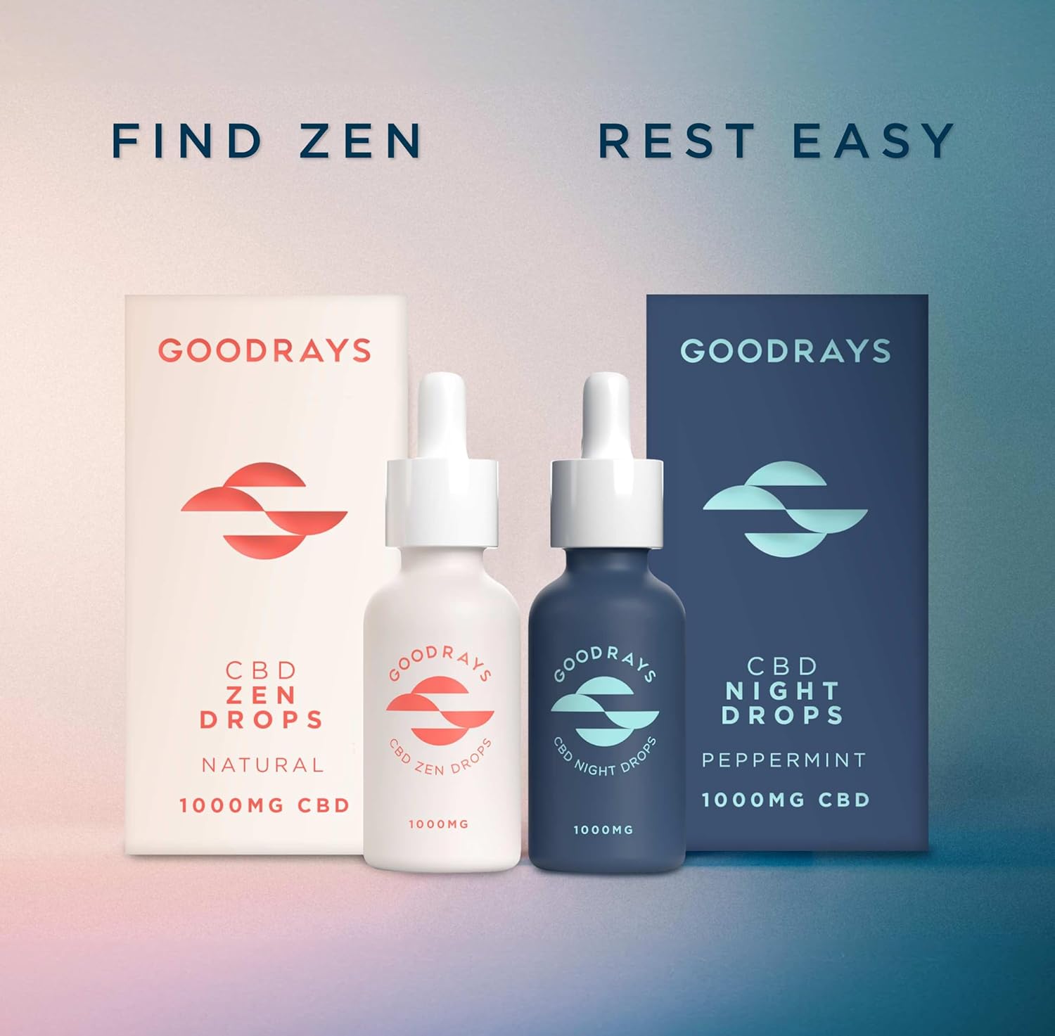 Goodrays - High Strength CBD Oil Drops for Anxiety - 1000mg CBD / 30ml - Natural Cannabidiol Zen Drops - Reduce Anxiety, Relieve Stress, Restore Balance - Natural CBD Oils : Amazon.co.uk: Health & Personal Care