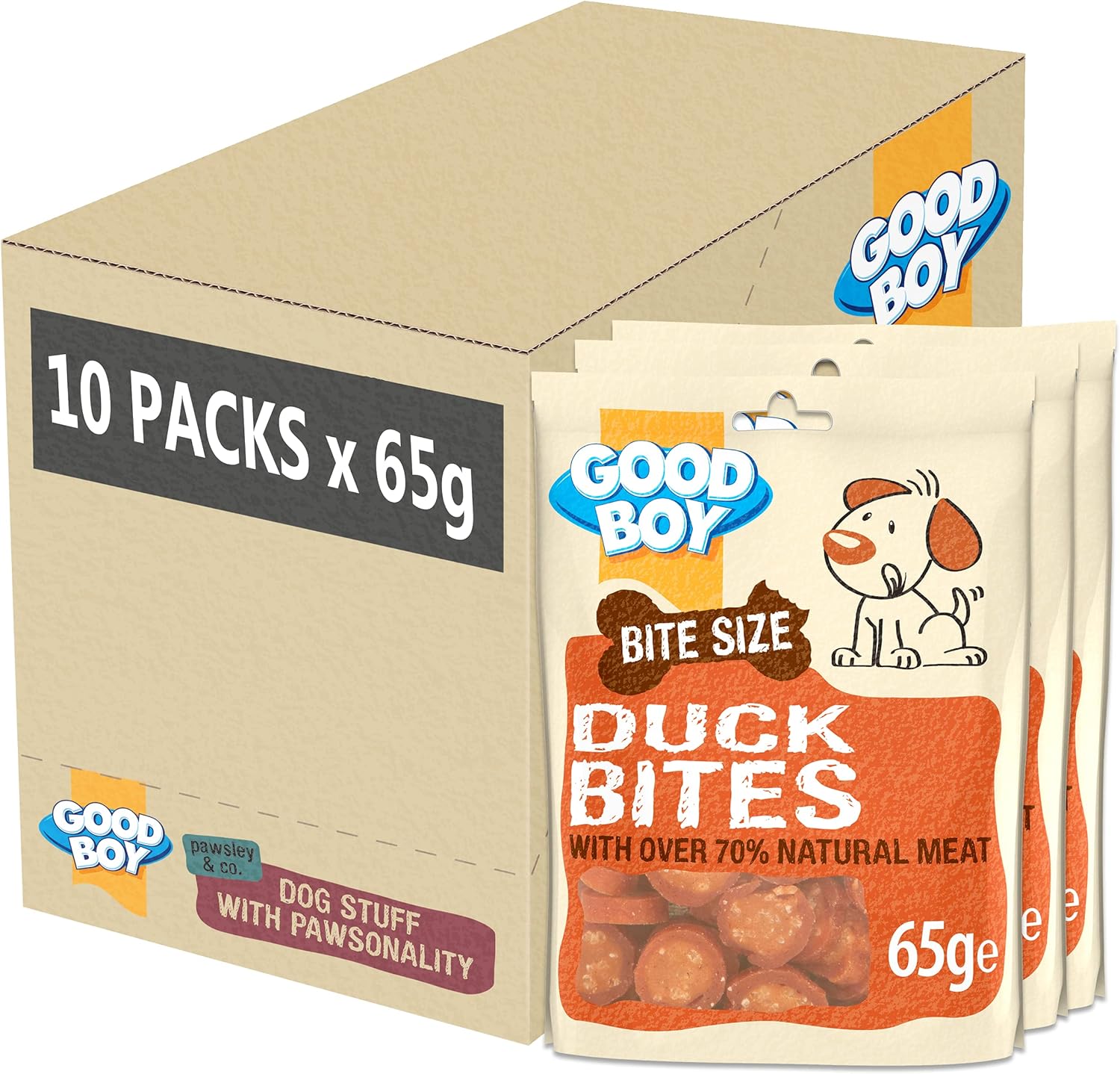 Good Boy Deli Bites Duck, Pack Of 10, 65 G