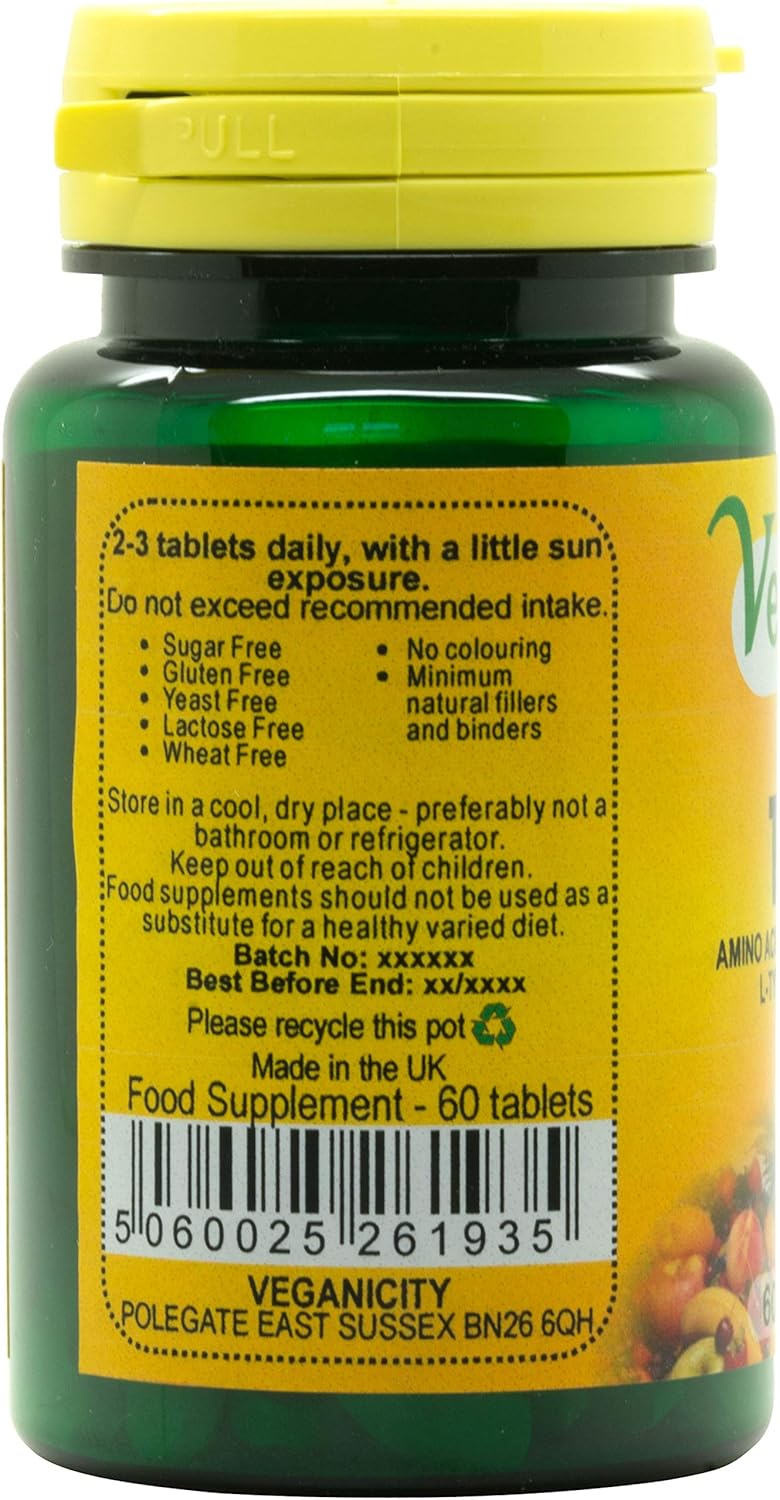 Veganicity Tyro Tan : Safe Tanning Supplement : 60 Tablets