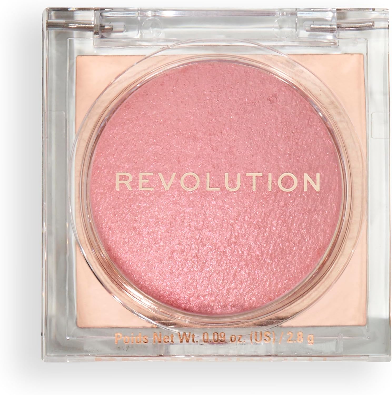 Revolution, Beam Bright Blush, Blendable & Buildable Face Powder Blush, Luminous Finish For Radiant Cheeks, Vegan & Cruelty-Free, Pink Party, 2.8G