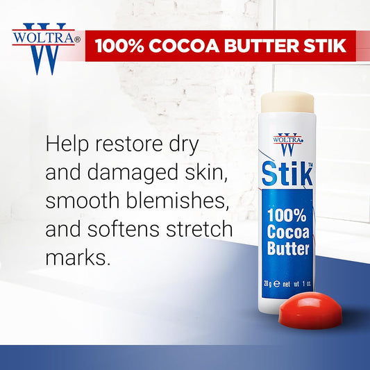 Clubman Woltra 100% Cocoa Butter Stik, 1 Oz