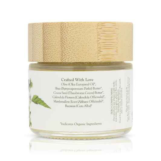 Organic Nipple Balm | Breast Feeding Essentials | Lanolin-Free, Gluten-Free | Relieves Soreness, Dryness, Cracking | Nursing Balm | Provides Protective Layer - 2 FL. OZ