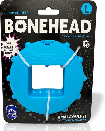 Himalayan Dog Chew Bonehead Large Dog Chew Holder, Secures Chews For Dogs, Chew Smarter And Longer, Stimulate Your Dog, Holds Yak Chews With Screw-In Fastener, 1 Dog Toy