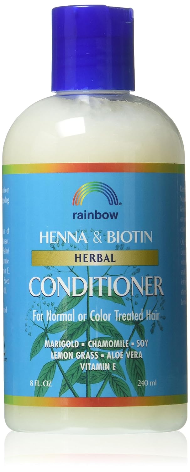 Rainbow Research Henna & Biotin Herbal Conditioner For Normal Or Color Treated Hair - 8 Oz