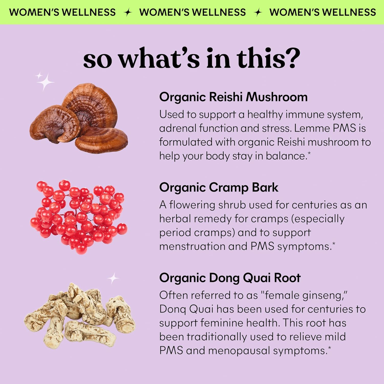 Lemme PMS Hormone Balance for Women Liquid Drops, PMS & Mild Period Cramping Relief, 10-in-1 Herbal Blend with Raspberry Leaf, Dong Quai, Cramp Bark, Reishi & B2, Organic, Sugar-Free, 1 fl oz : Health & Household