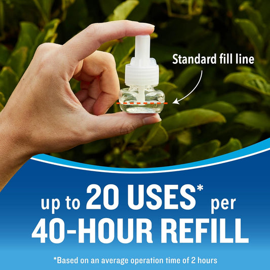 Cutter Mosquito Repellent 40-Hour Refill, Use With Cutter Eclipse Zone Mosquito Repellent Device