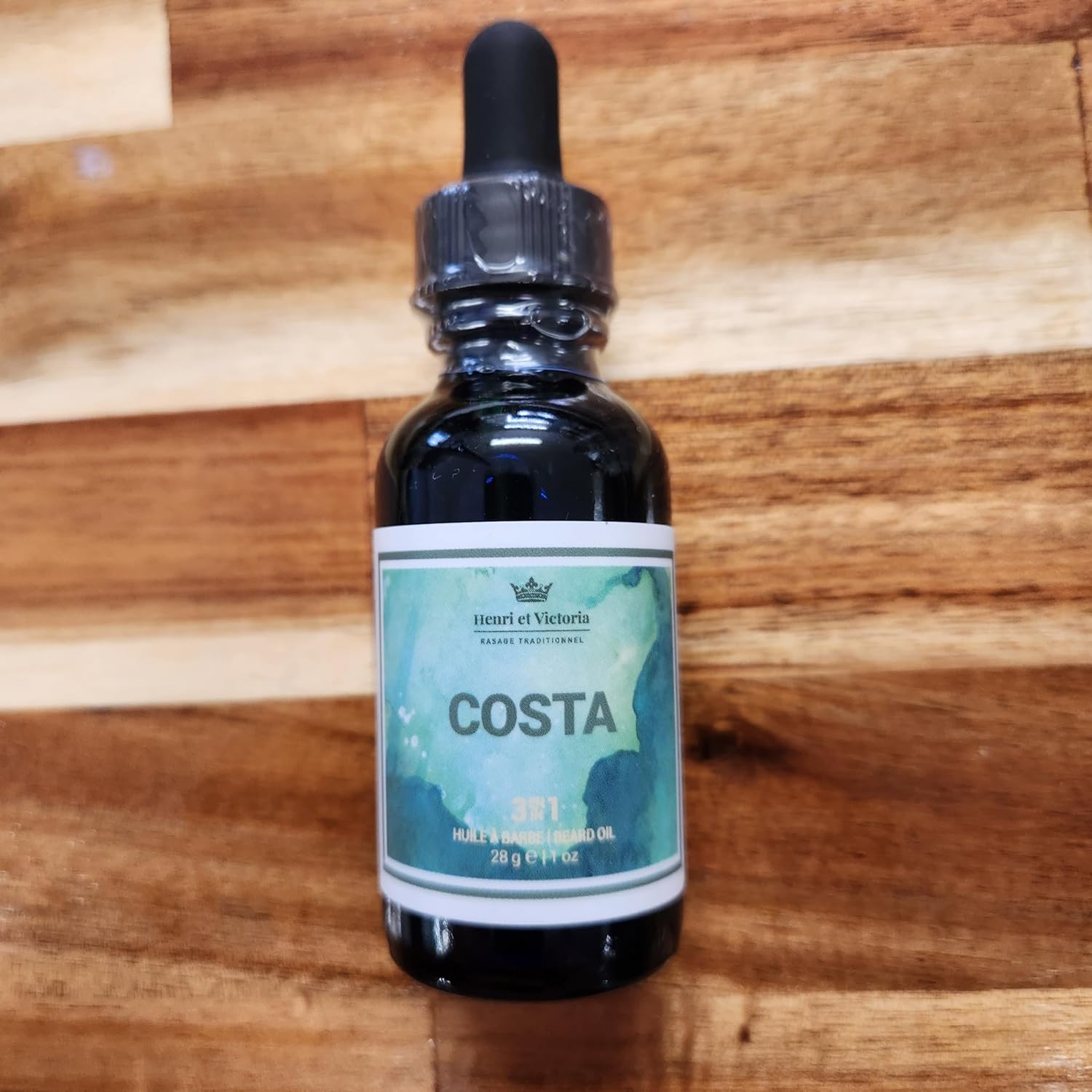 Henri Et Victoria Beard Oil Costa Fragrance | Canadian Made By Skilled Artisan | Moisturizing, Non-Greasy, Natural Ingredients : Beauty & Personal Care