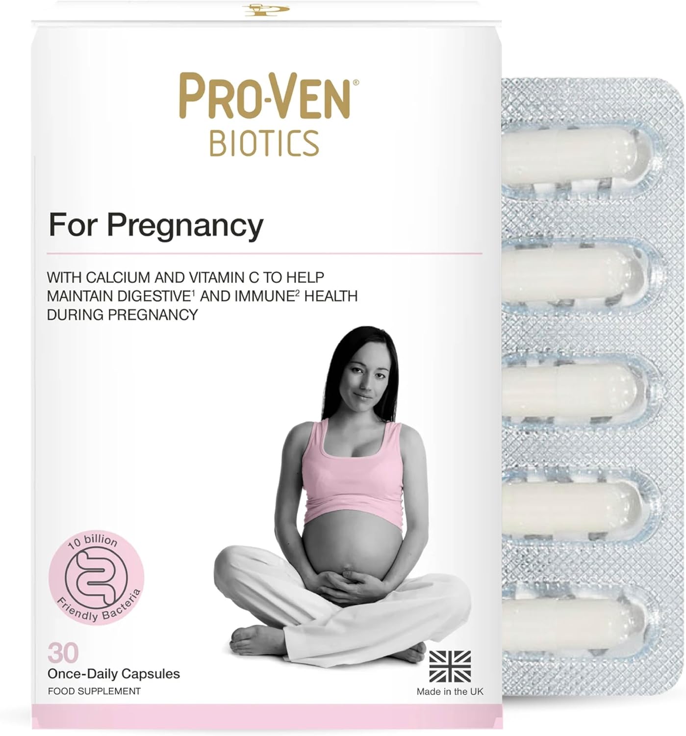 Proven Probiotic Lactobacillus & Bifidus For Pregnancy - Lab4 Friendly Bacteria For Pregnant Woman