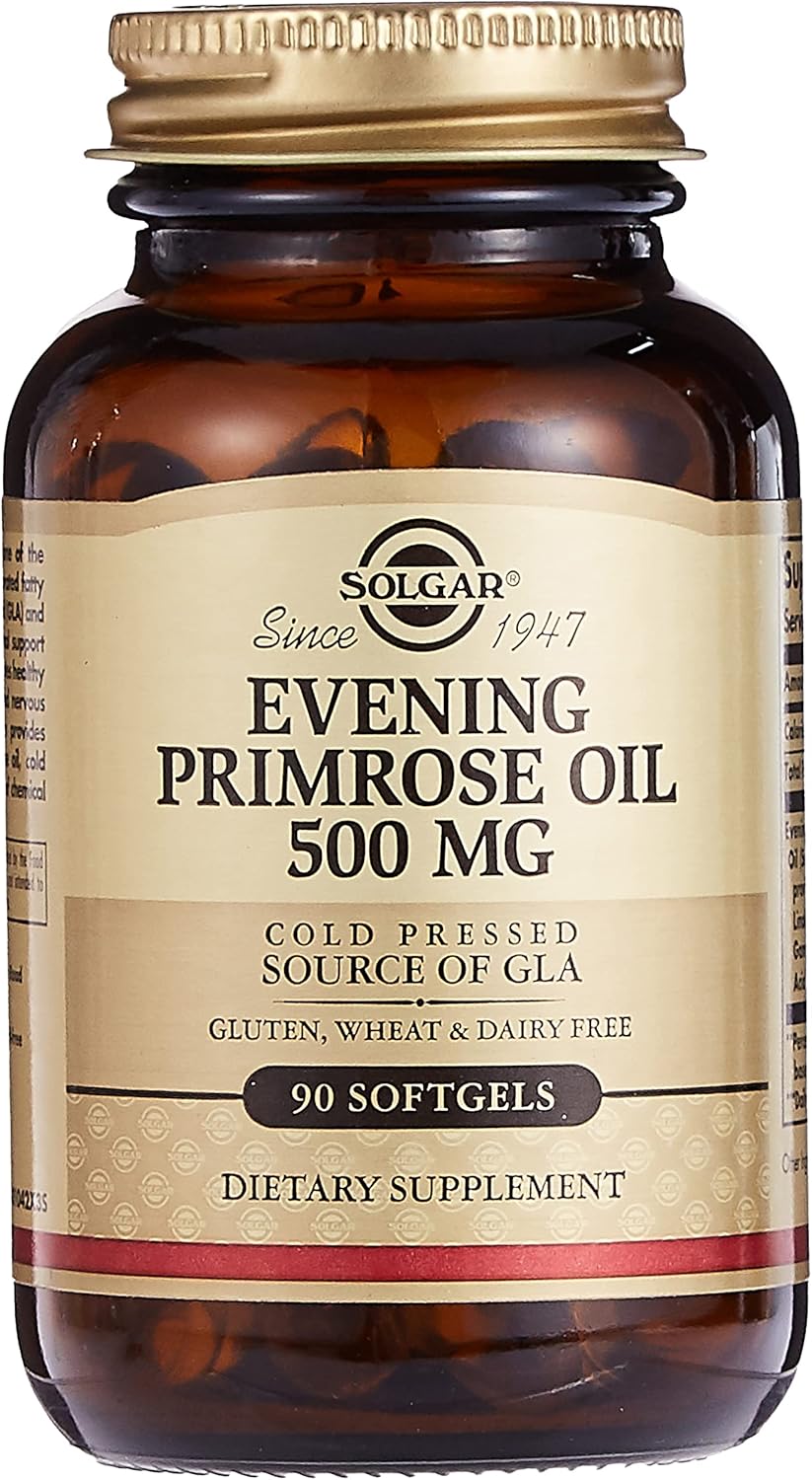 Solgar Evening Primrose Oil Supplement, 500 mg, 90 Count