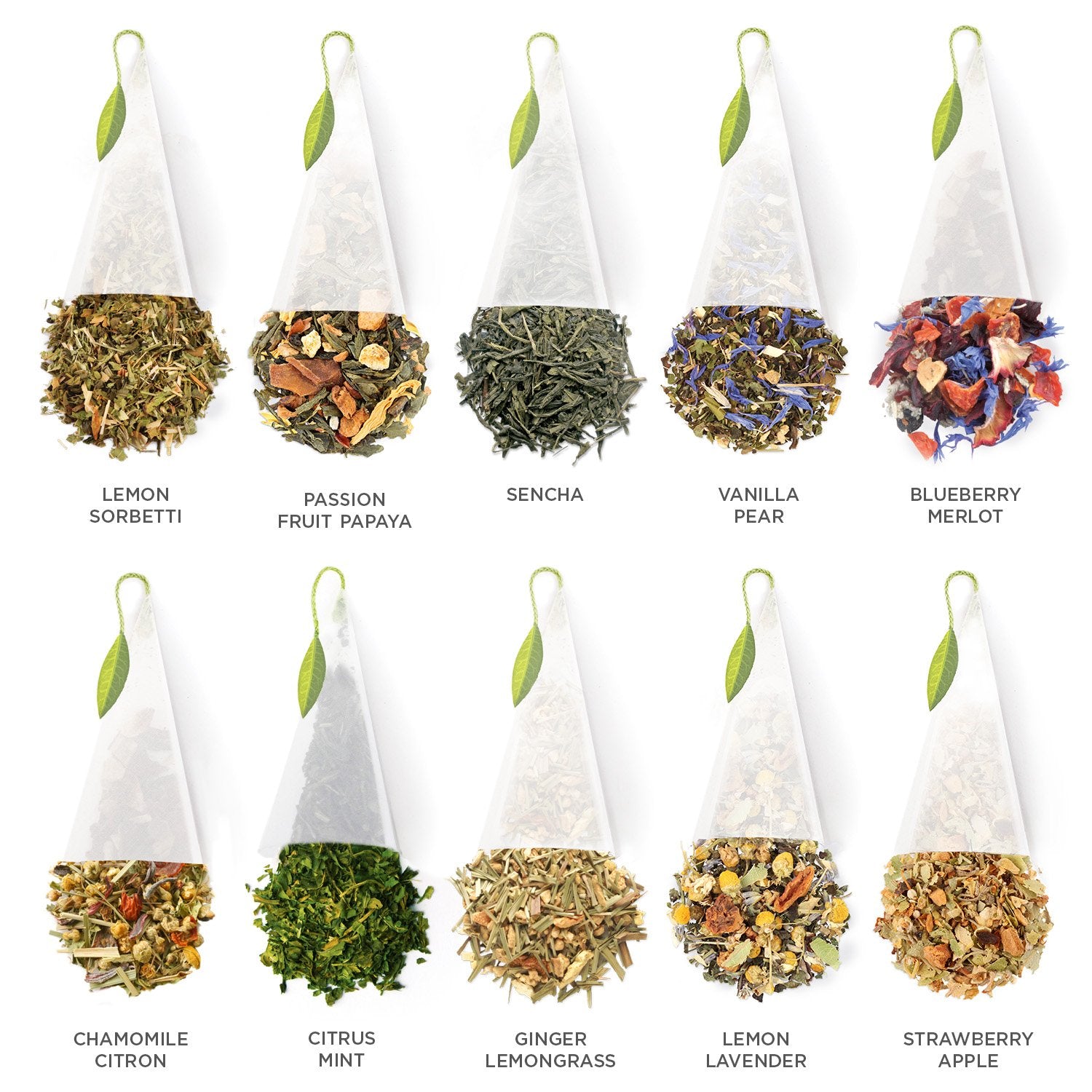 Tea Forte Tea Chests With 40 Handcrafted Pyramid Tea Infusers (Tea Tasting Asst)