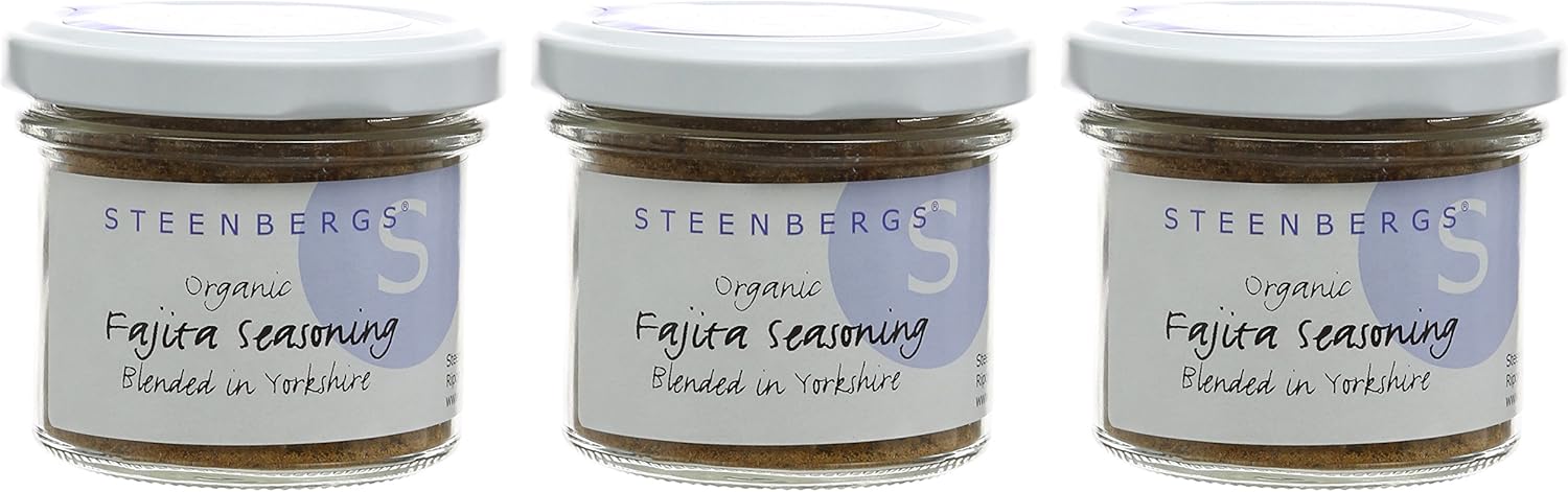 Steenbergs Organic Fajita Seasoning Standard Jar 40G